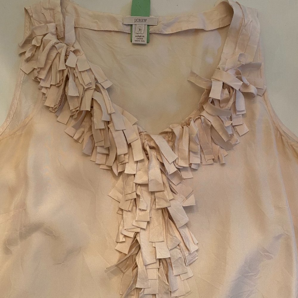 J.Crew 100% silk top sz.4